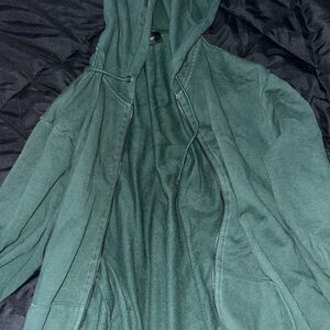 H&M Forest Green Hooded Jacket